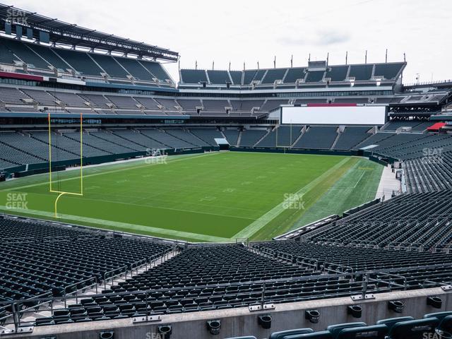 Seating view for Lincoln Financial Field Section 132