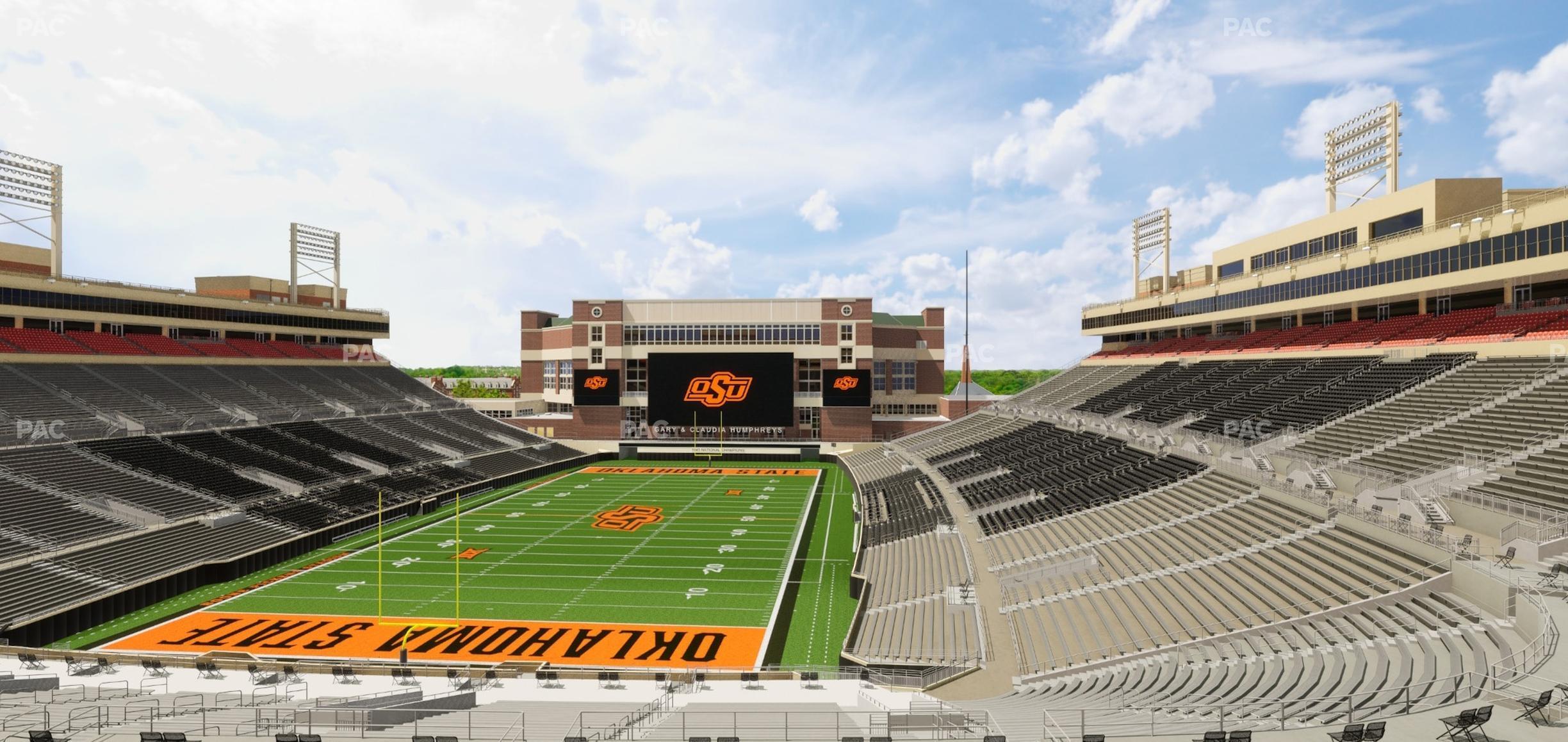 Seating view for Boone Pickens Stadium Section 218