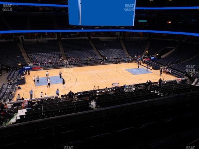 Seating view for FedExForum Section Pinnacle Club 3