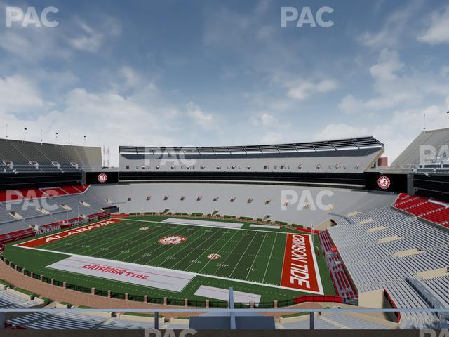 Seating view for Bryant Denny Stadium Section U 3 E