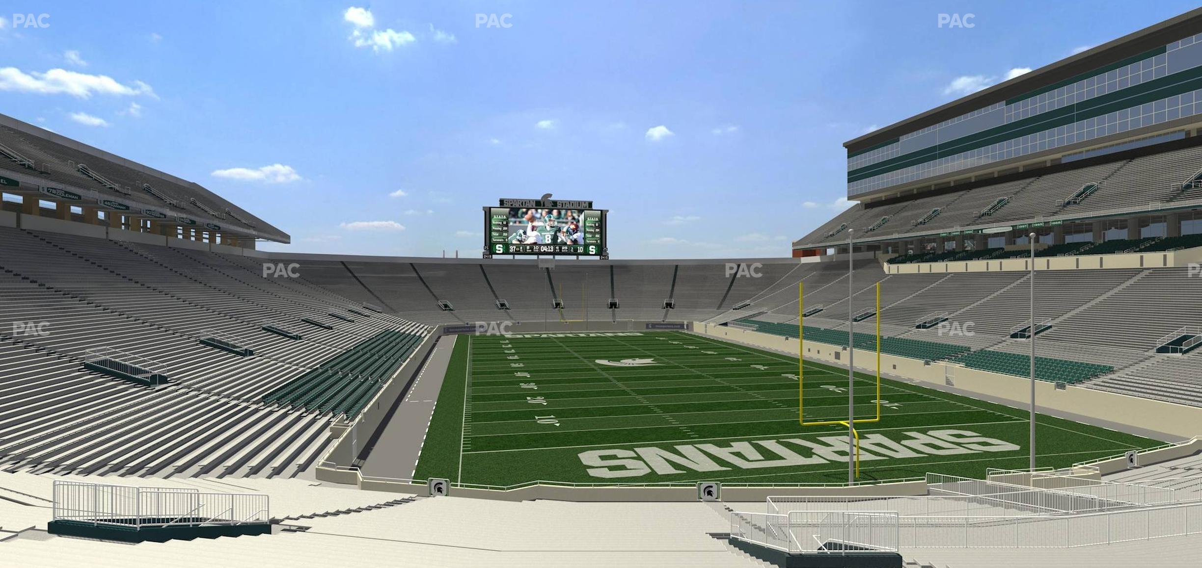 Seating view for Spartan Stadium (Michigan) Section 2