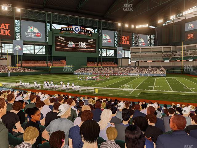 Seating view for Chase Field Section 128