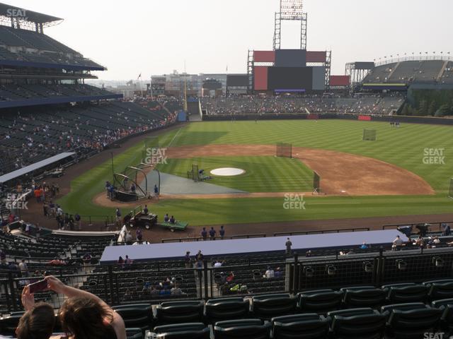 Seating view for Coors Field Section 225