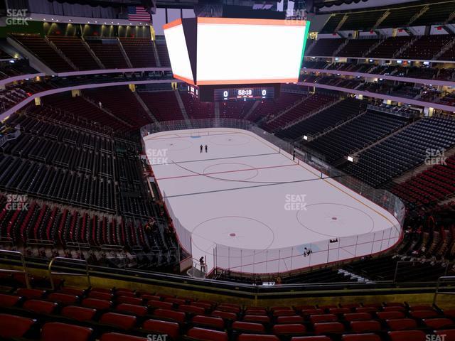 Seating view for Prudential Center Section 118