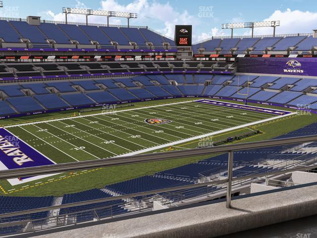 Seating view for M&T Bank Stadium Section Suite 423