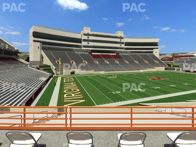 Seating view for Lane Stadium Section 135