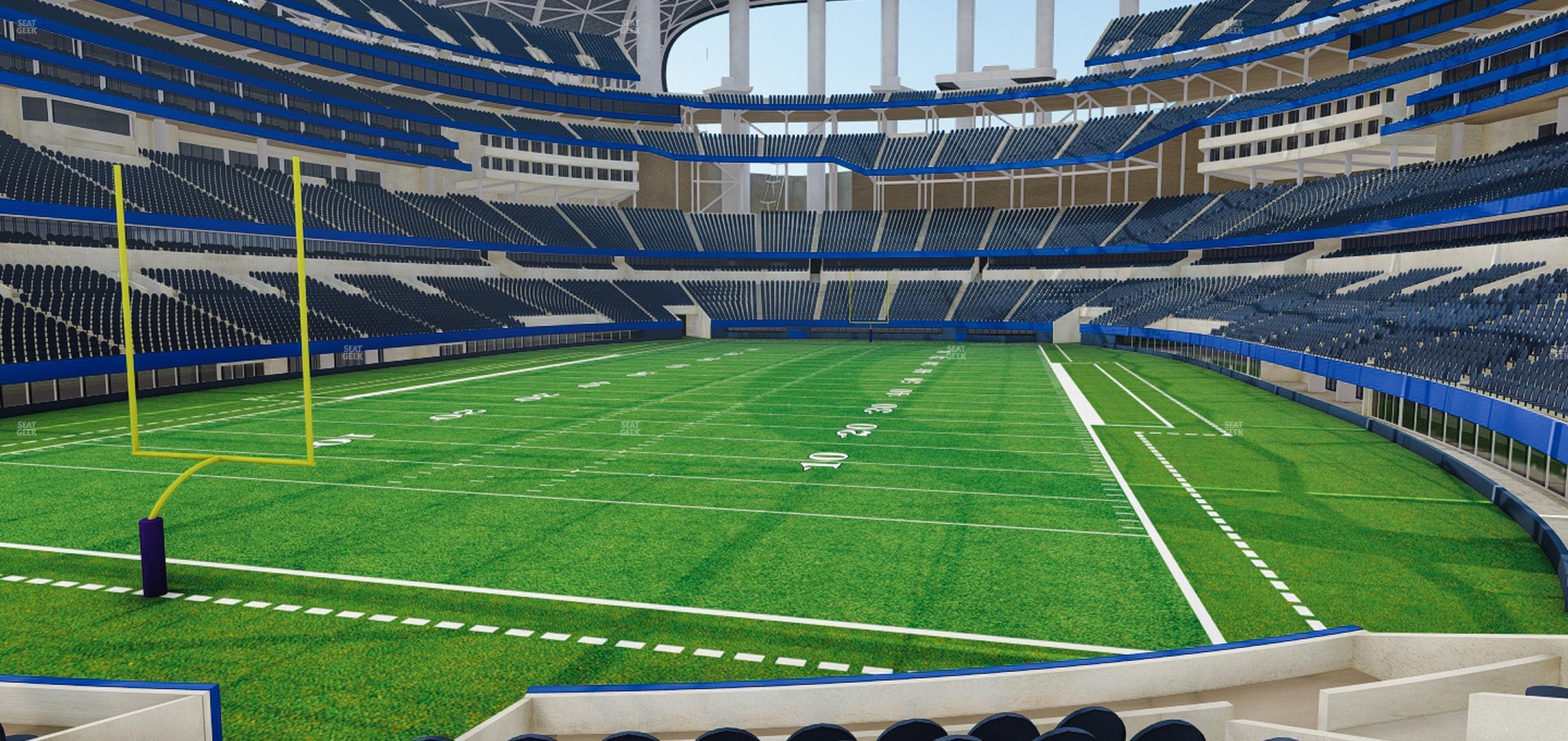 Seating view for SoFi Stadium Section 123