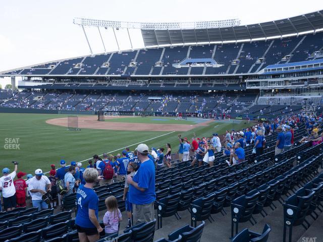 Seating view for Kauffman Stadium Section 111