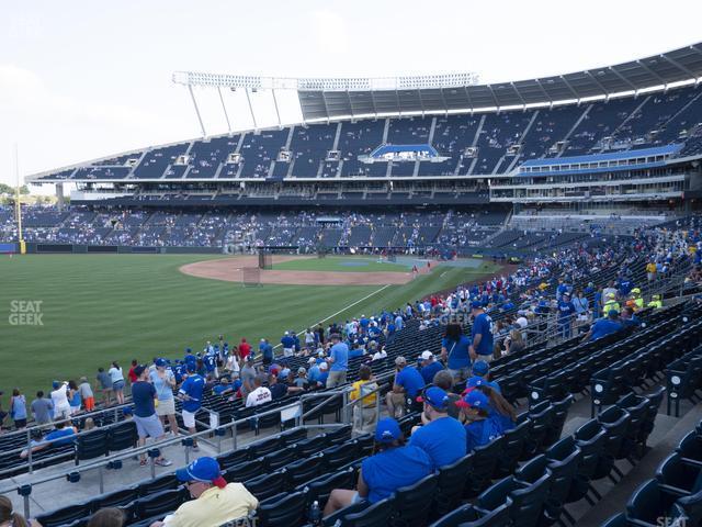 Seating view for Kauffman Stadium Section 208