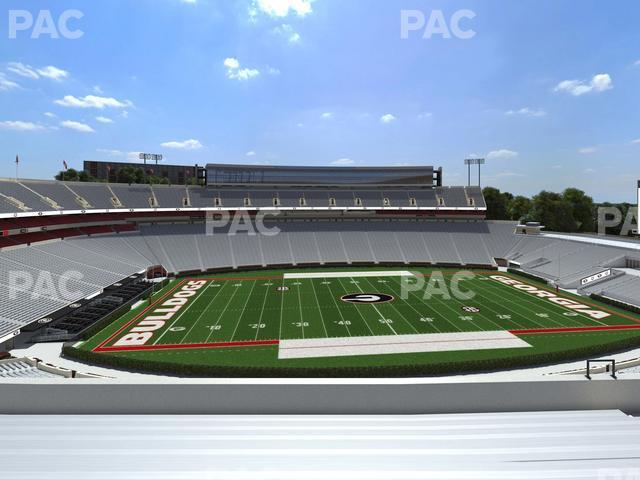 Seating view for Sanford Stadium Section 308