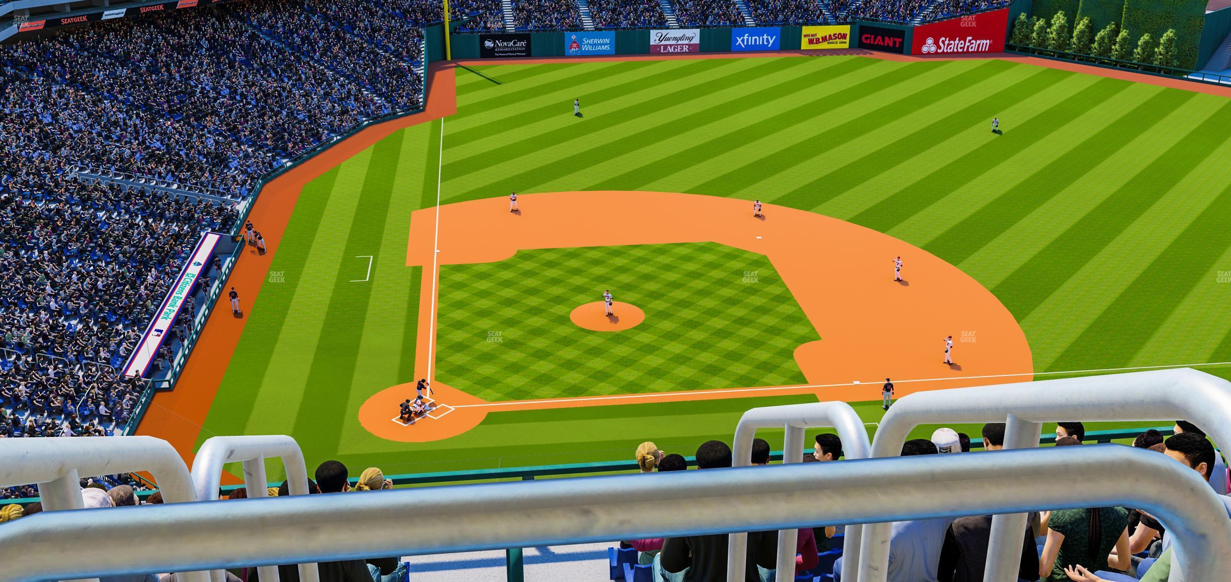 Seating view for Citizens Bank Park Section 416 V