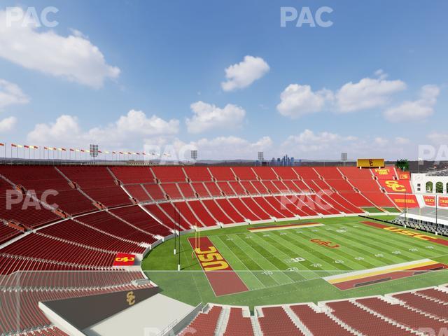 Seating view for Los Angeles Memorial Coliseum Section Suite 522