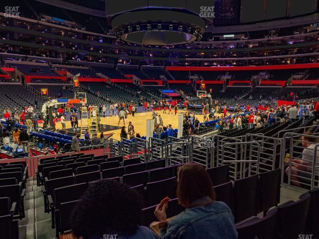 Seating view for Crypto.com Arena Section 114