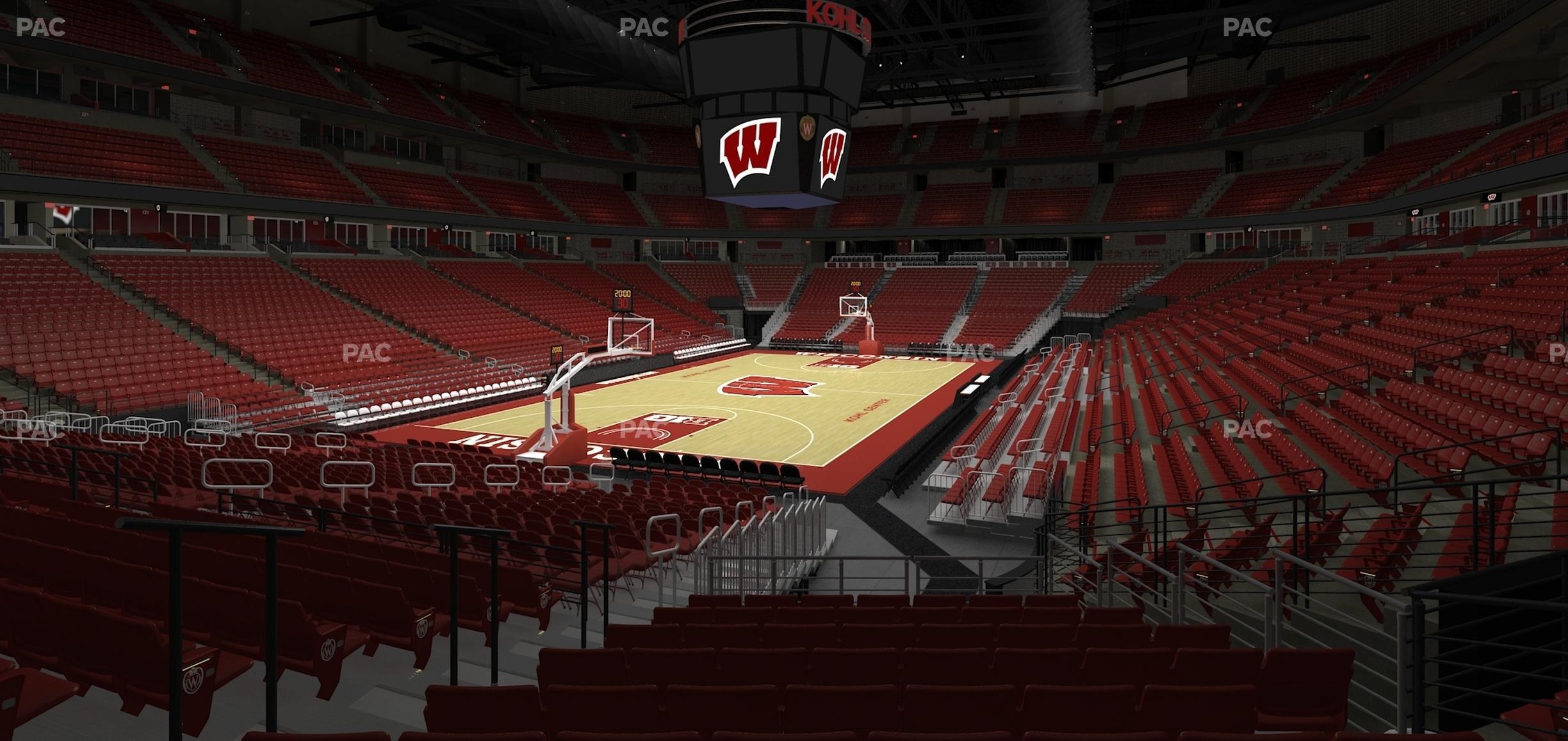 Seating view for Kohl Center Section 113