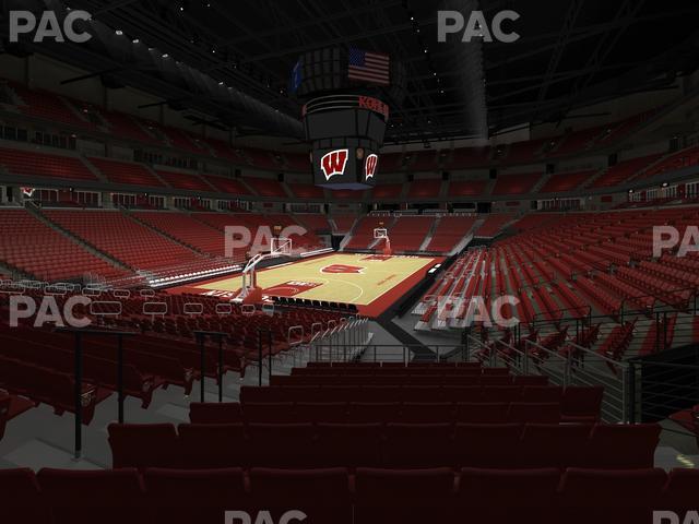 Seating view for Kohl Center Section 113