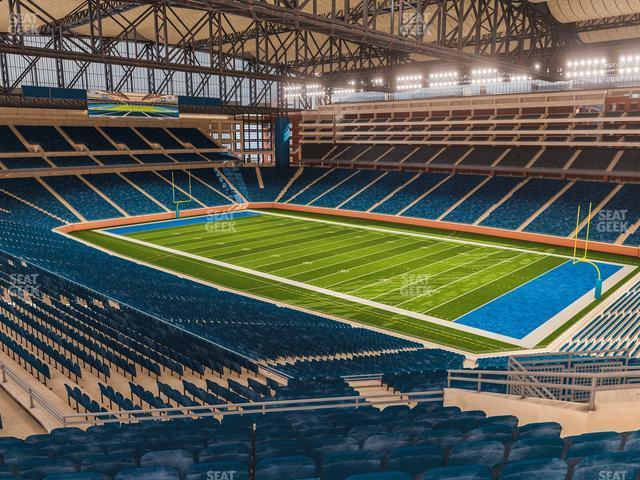 Seating view for Ford Field Section 337