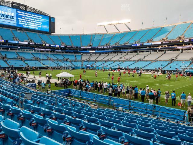 Seating view for Bank of America Stadium Section 127