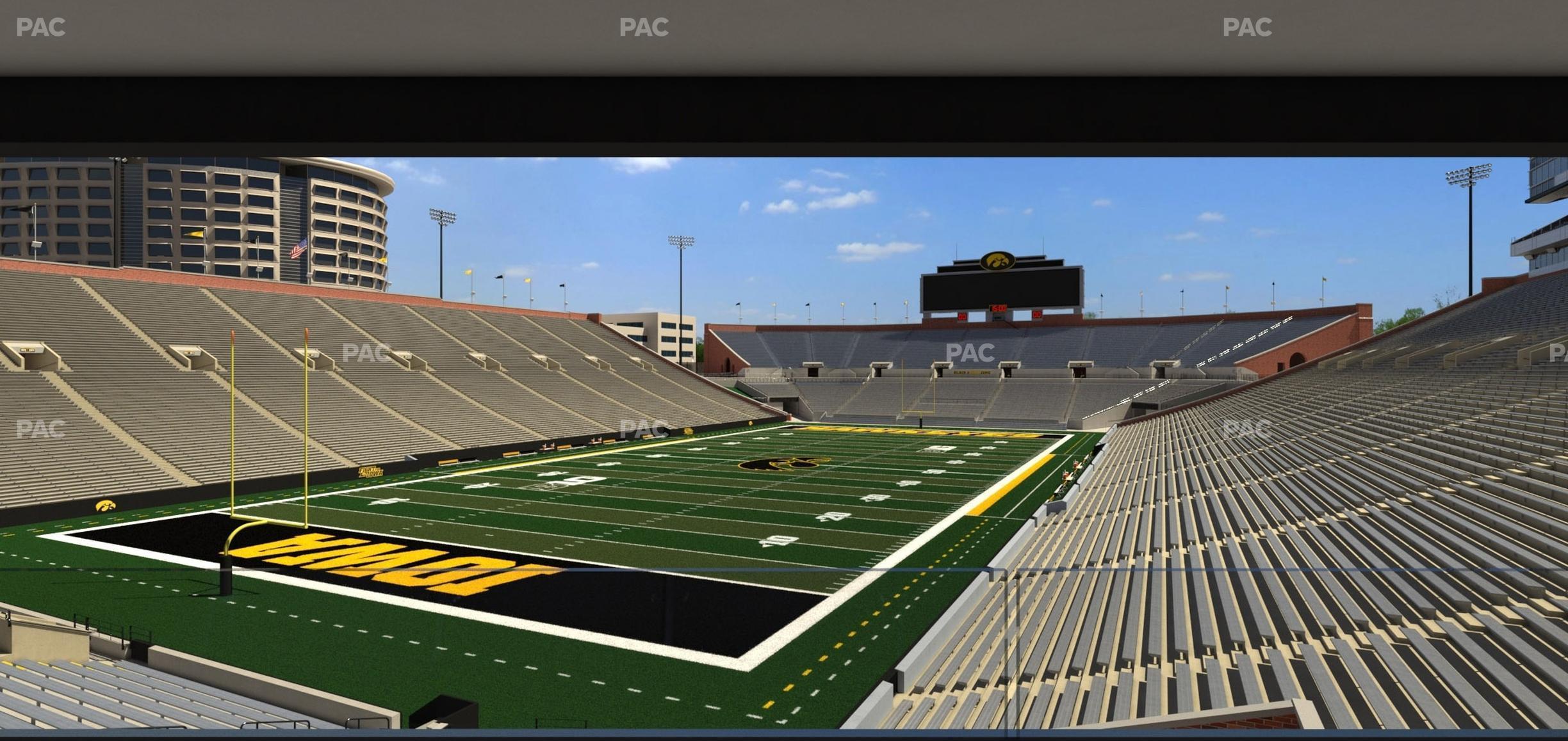 Seating view for Kinnick Stadium Section Ironmen Box 12