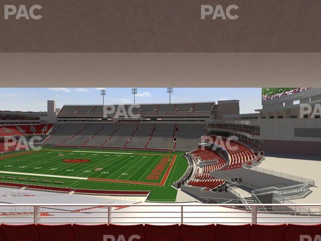 Seating view for Razorback Stadium Section 216