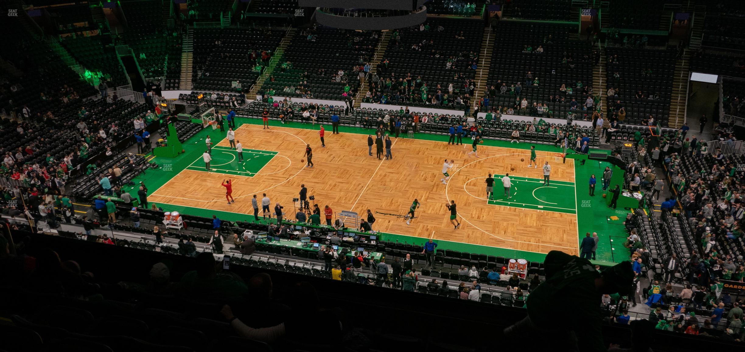 Seating view for TD Garden Section Balcony 330