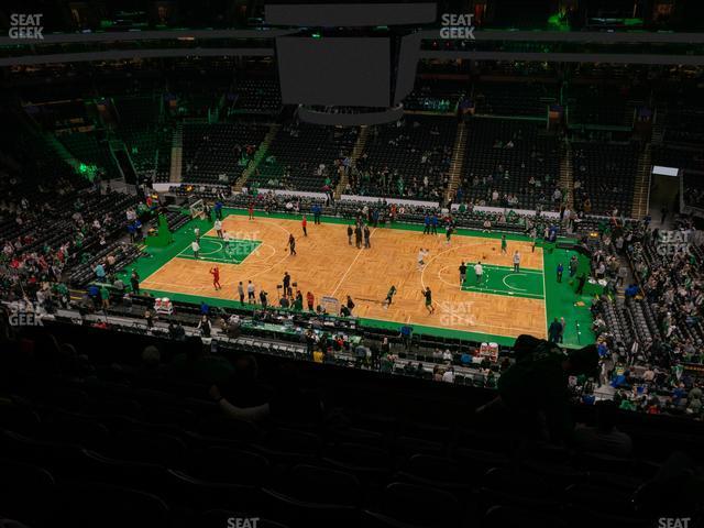 Seating view for TD Garden Section Balcony 330