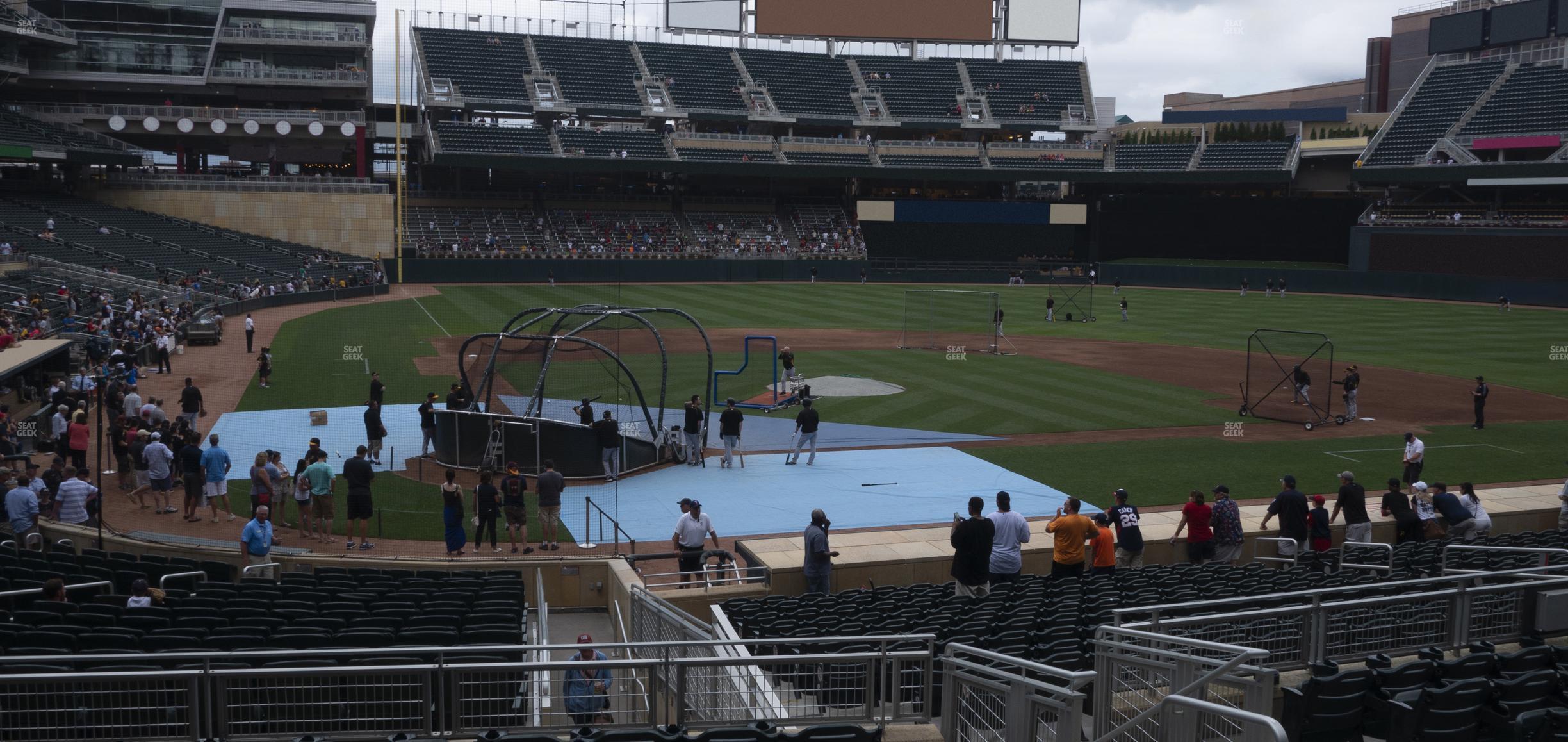 Seating view for Target Field Section 111