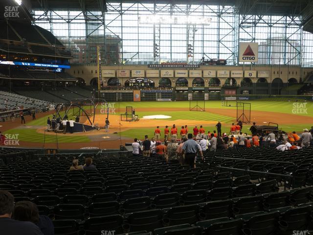 Seating view for Minute Maid Park Section 124