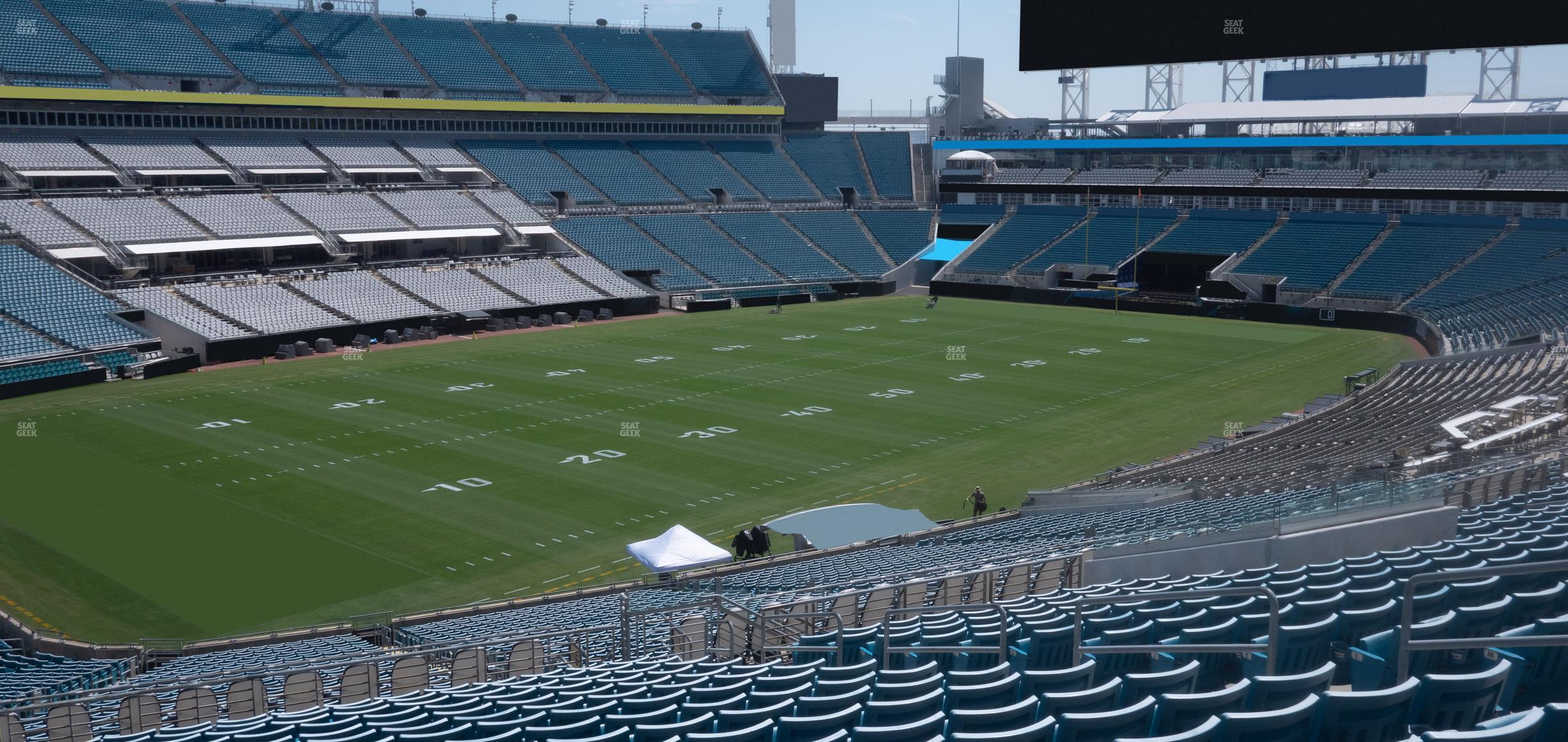 Seating view for EverBank Stadium Section 216