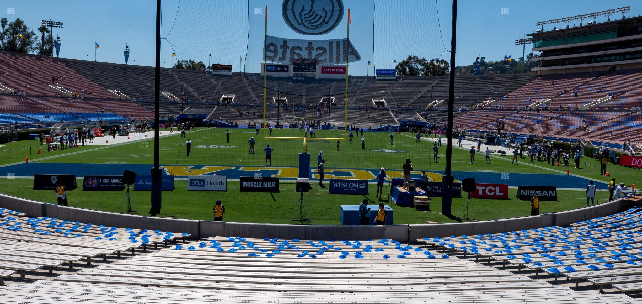 Seating view for Rose Bowl Stadium Section Lower 11