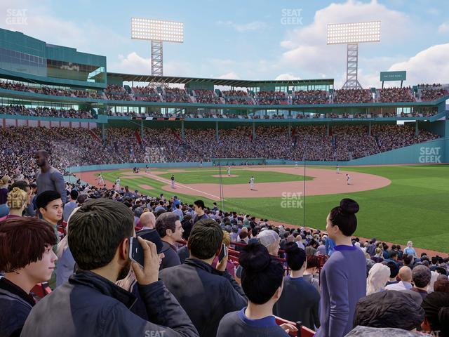 Seating view for Fenway Park Section Right Field Box 95