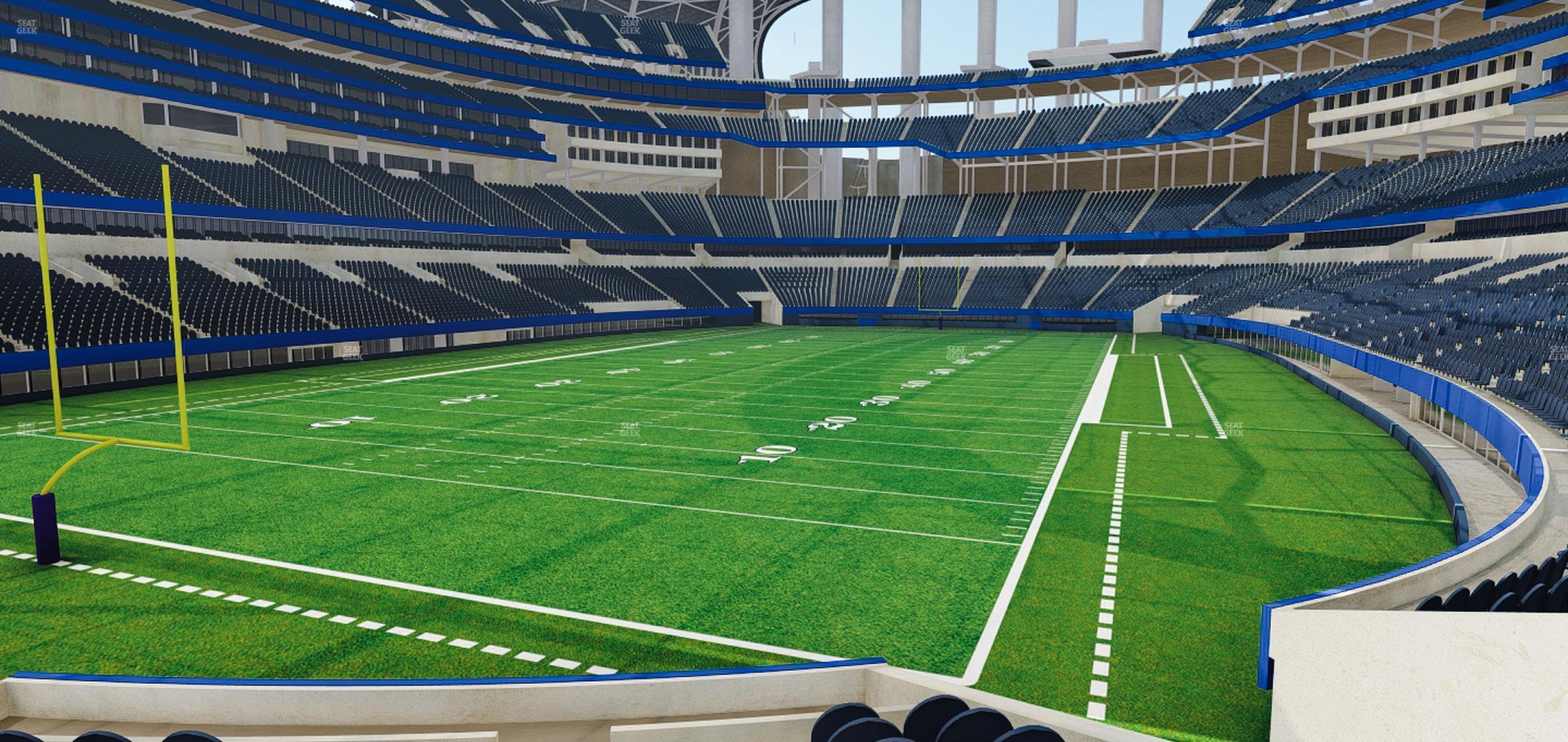 Seating view for SoFi Stadium Section 124