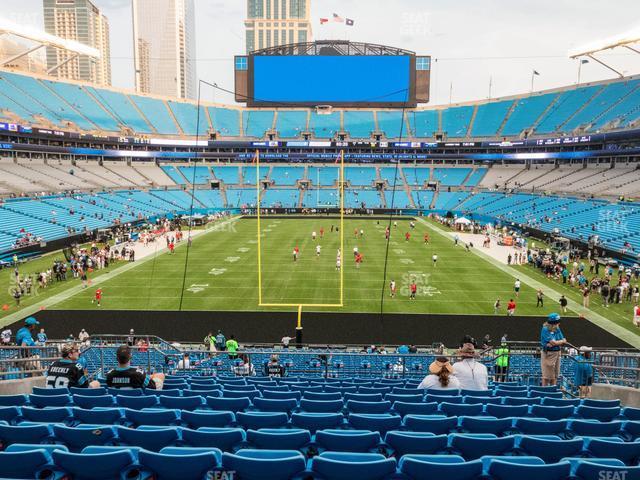 Seating view for Bank of America Stadium Section 201