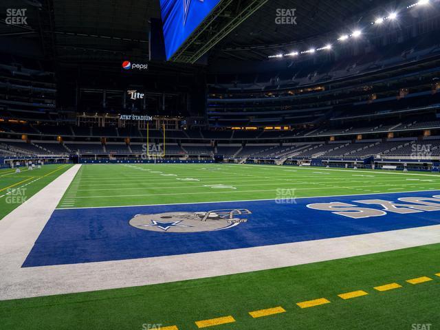 Seating view for AT&T Stadium Section Event Level Suite 106