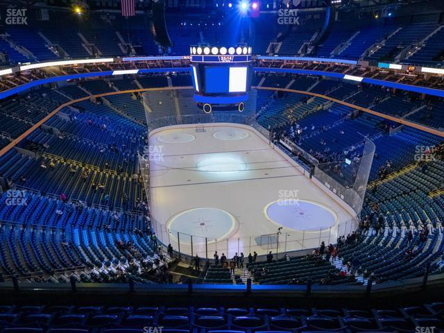 Seating view for KeyBank Center Section 314