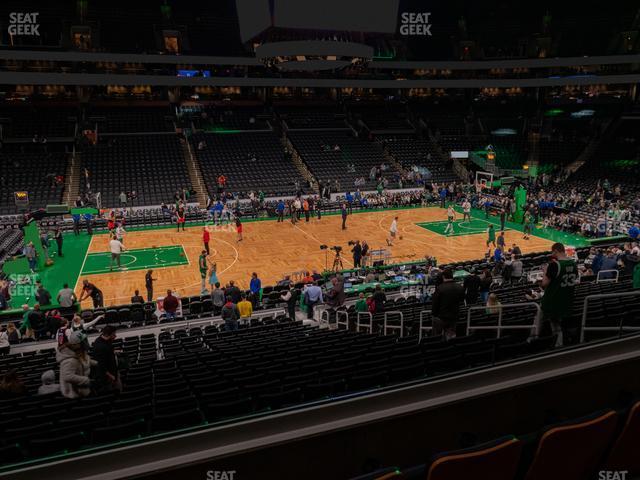 Seating view for TD Garden Section Club 113