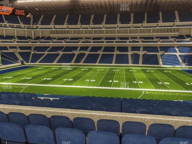 Seating view for Lucas Oil Stadium Section 239