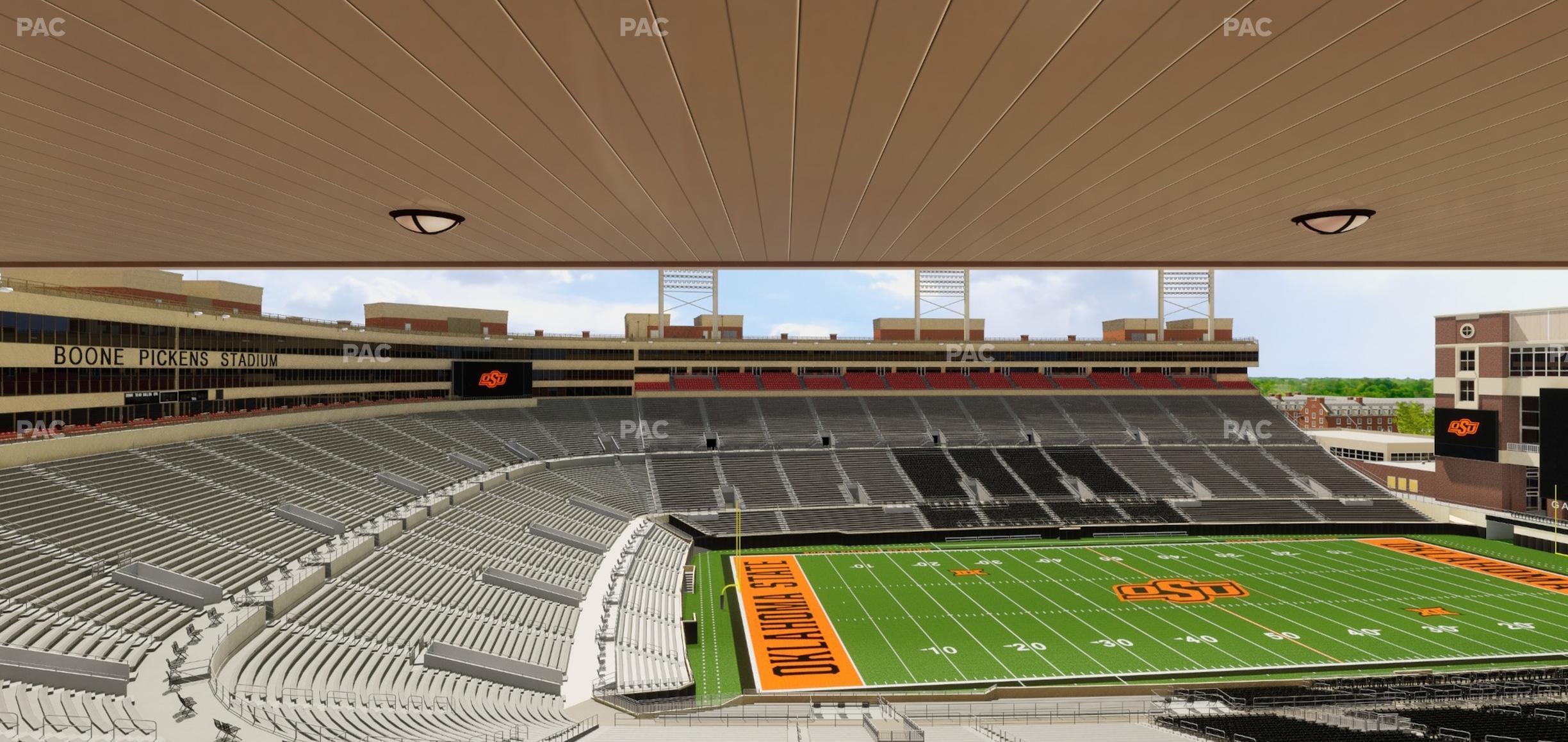 Seating view for Boone Pickens Stadium Section Club 514