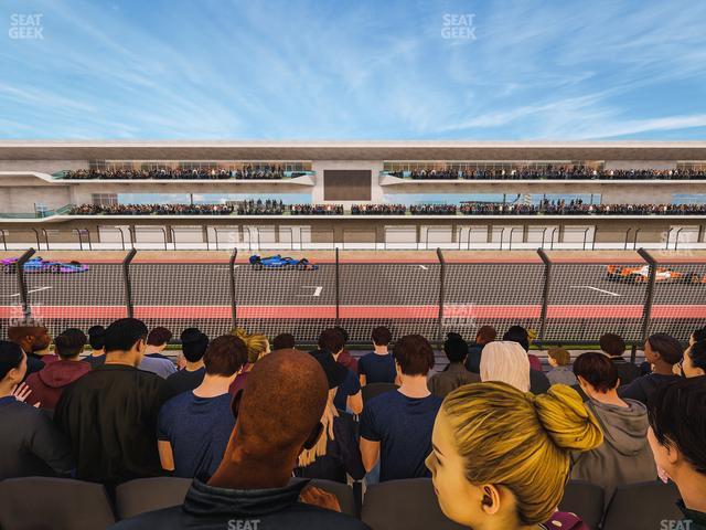 Seating view for Circuit of The Americas Section Main Grandstand Lower Level 108