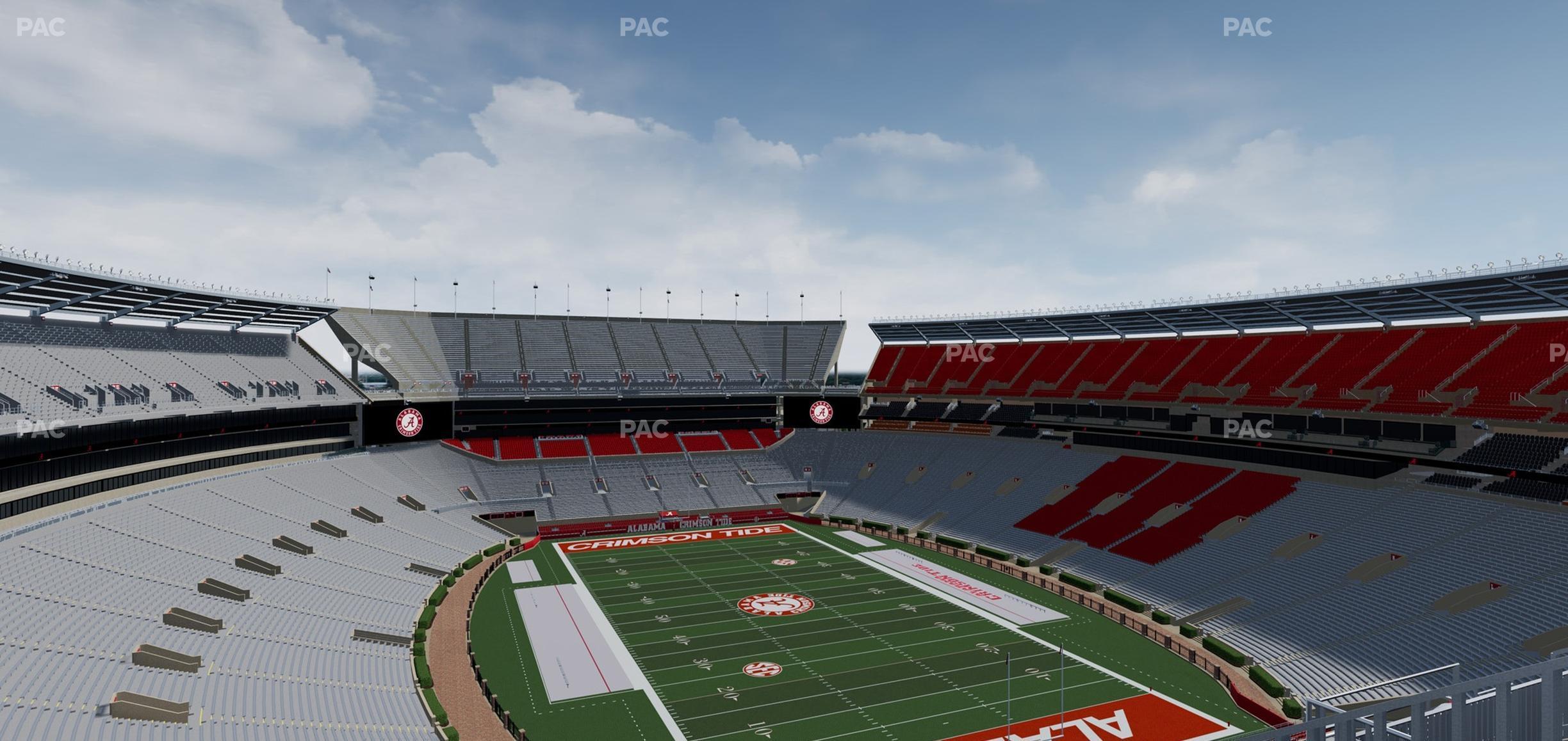 Seating view for Bryant Denny Stadium Section Nn 11