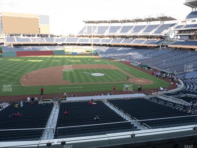 Seating view for Nationals Park Section Fis Champions Club 208