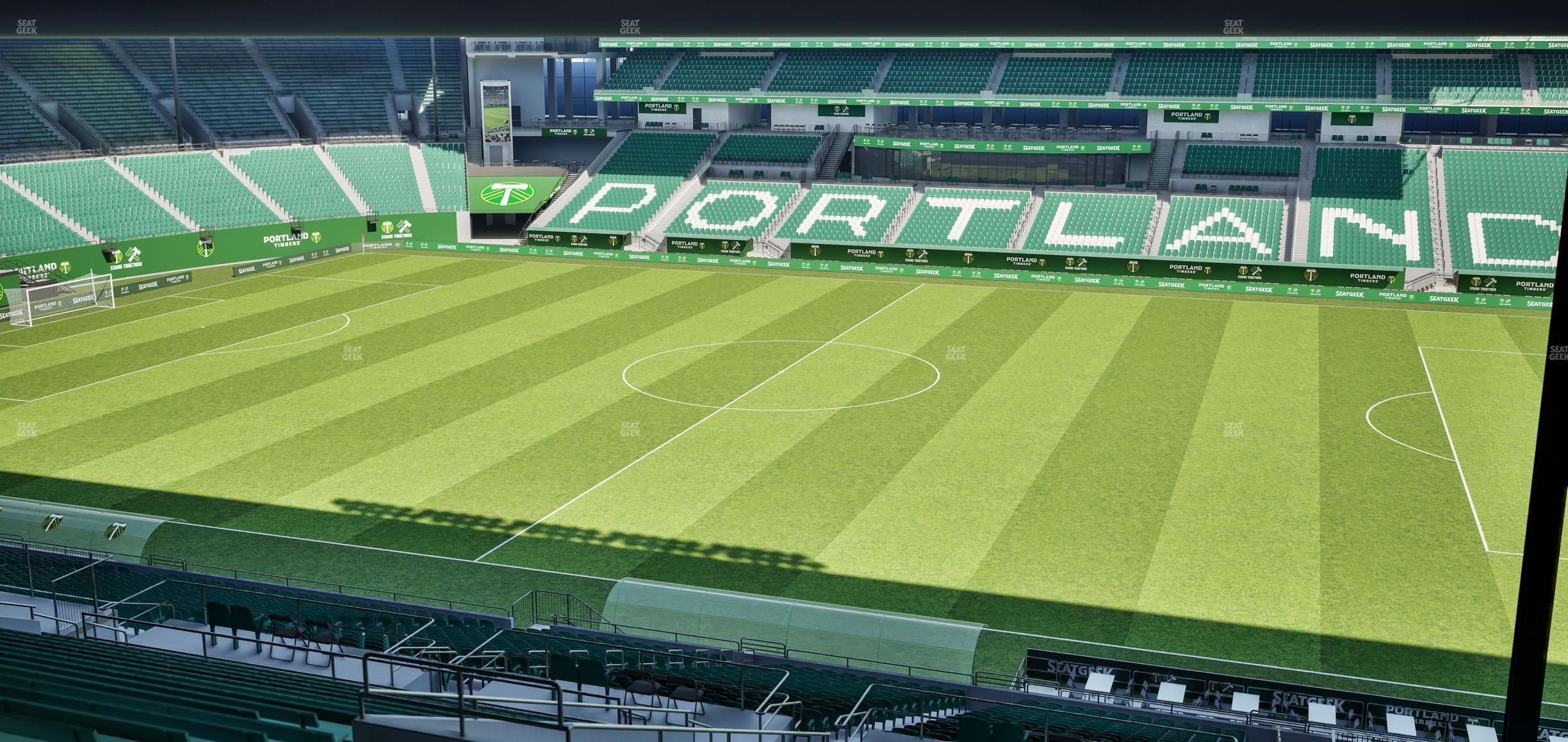 Seating view for Providence Park Section 220