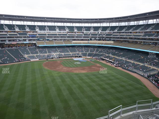 Seating view for Target Field Section 332