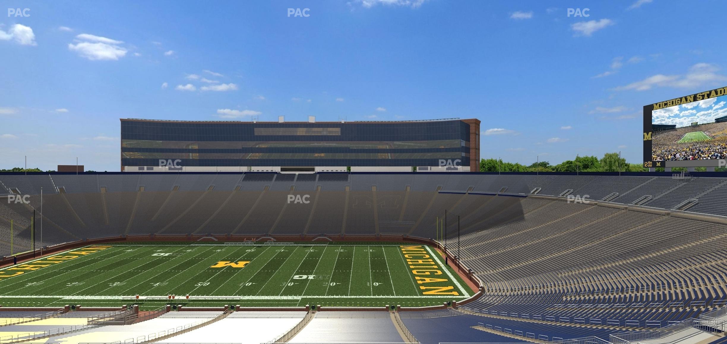 Seating view for Michigan Stadium Section 312