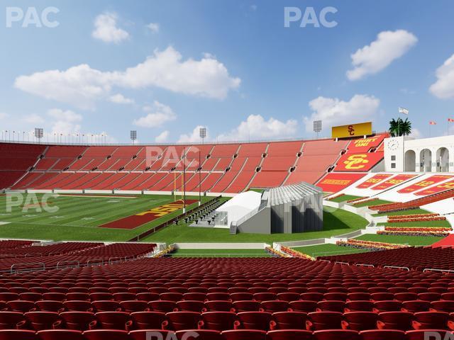 Seating view for Los Angeles Memorial Coliseum Section 102