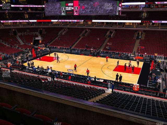 Seating view for United Center Section 233