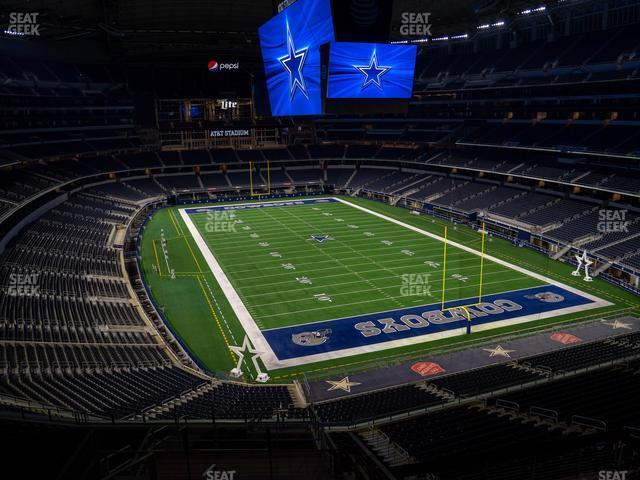 Seating view for AT&T Stadium Section Silver Suite 423