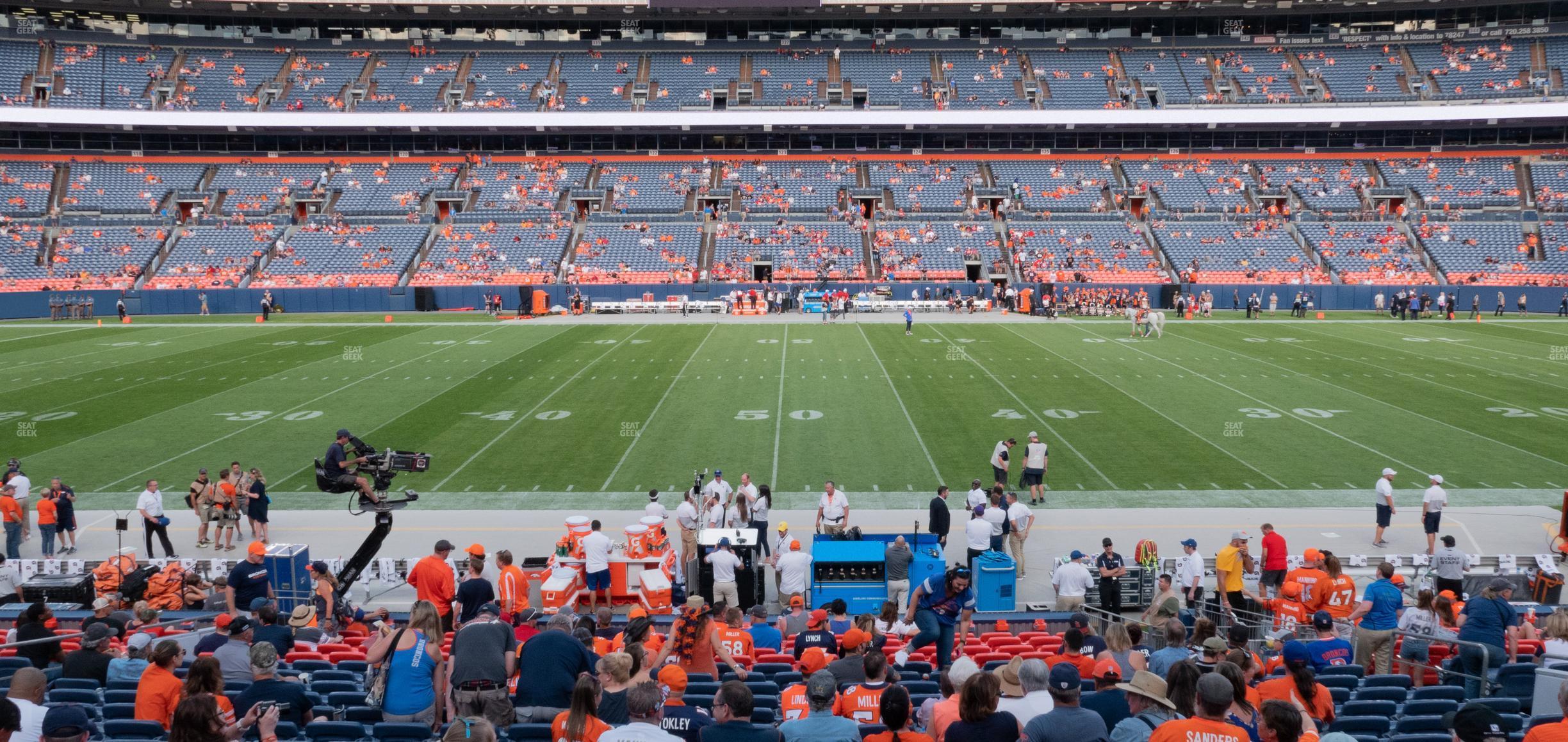 Seating view for Empower Field at Mile High Section 105