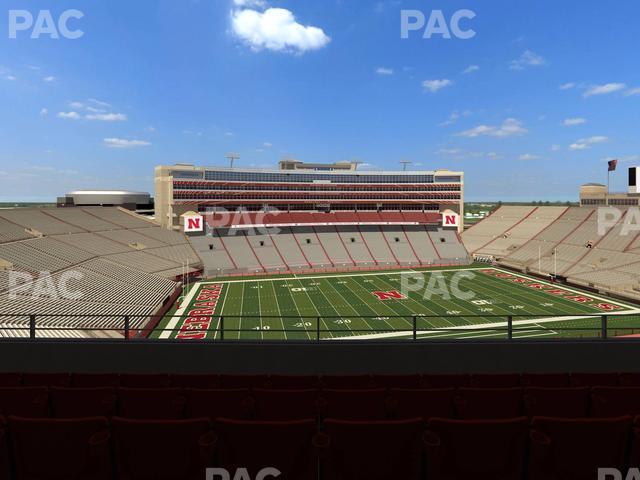 Seating view for Memorial Stadium Nebraska Section 410