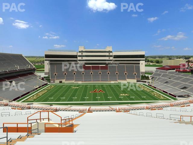 Seating view for Lane Stadium Section 231