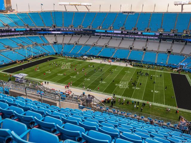 Seating view for Bank of America Stadium Section 512